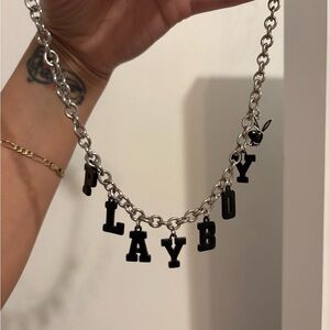 Playboy Silver Chain Necklace